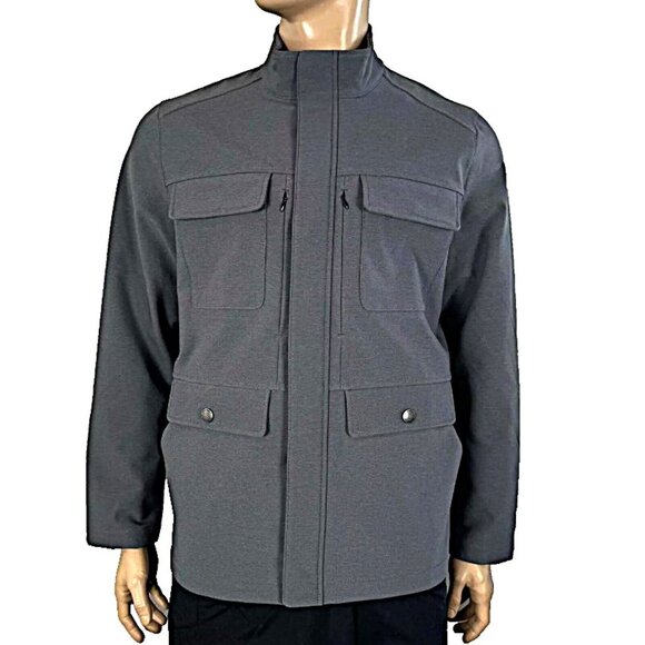 Tommy Bahama Other - Tommy Bahama Charcoal Military Jacket